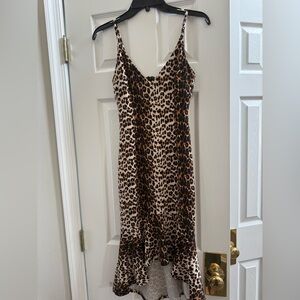 Aqua Animal Print Dress